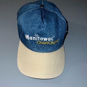 Manitowoc Denim and Tan Cap